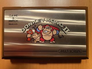 VTG Nintendo Game & Watch Donkey Kong II 2 Multi Screen 2