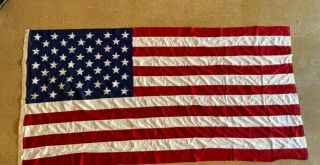 Vintage Us American 50 Star Flag 5 