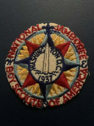 Boy Scout Baden Powell National Jamboree Felt Patch 1937