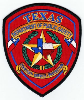 Texas Highway Patrol Dps State Police Patch Current Director Patch Rare Authenti