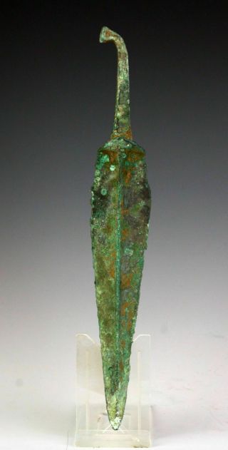 Sc A Massive Western Asian Tanged Bronze Dagger,  2nd Mill Bc