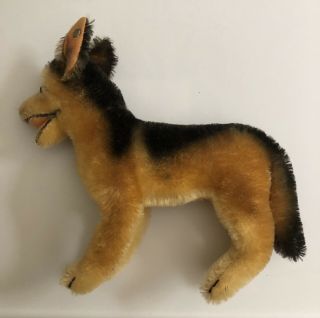 Steiff Vintage “arco” 7” German Shepard Dog