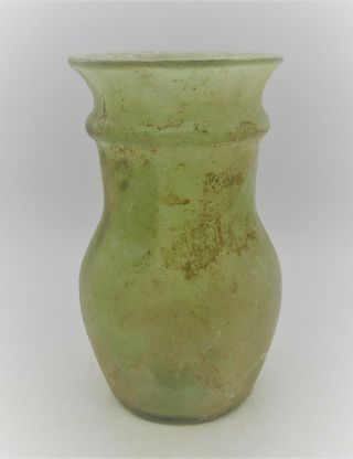 Circa 400 - 500ad Ancient Roman Republic Iridescent Glass Vase