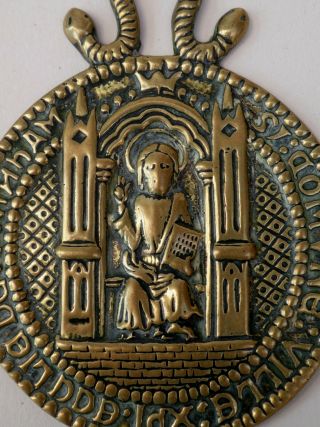 Antique 17th Century St Dominic Brass Pilgrim Badge Billy & Charley Forgery Fake