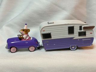 Wee Forest Folk Special Color Purple Expo Clown Pedal Pusher With Camper