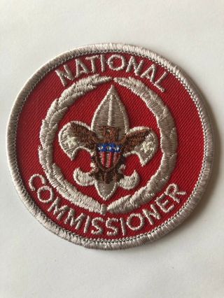 National Commissioner Boy Scout Insignia Position Patch Brown Eagle