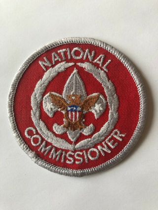 National Commissioner Boy Scout Insignia Position Patch Light Brown Eagle