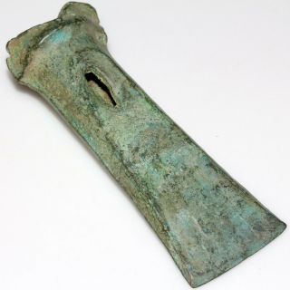 Museum Quality Ancient Celtic Bronze Ax Circa 1000 - 500 Bc