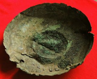 Ancient Bronze Roman Rare Plate