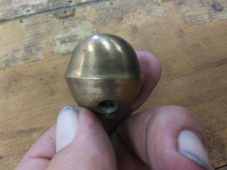 3 Antique Primitive Brass Bronze Metal Harness Sleigh Bell 1 1/4 