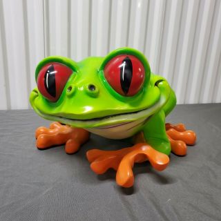 Vtg ‘00 Cha - Cha The Tree Frog Very Rare Iconic Rainforest Cafe Large Statue