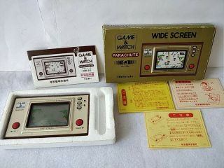 Vintage Nintendo Game & Watch Parachute Wide Screen Japan/tested - C0615 -