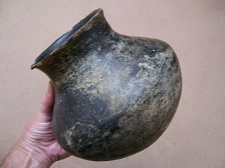 Large Authentic Early Historic Southwest Olla From Stephenon Co. ,  Ill Collec.