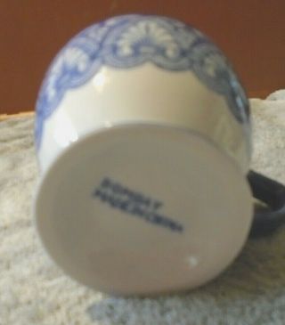 Vintage Bombay Company Blue and White Coffee Cup 3