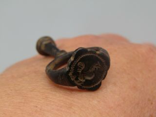 17th Century Combination Pipe Tamper Ring.  000026