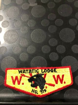 Oa Watatic Lodge 319 S1 Flap Pn