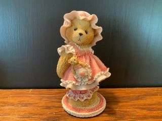 1993 Cherished Teddies Figurine Teddy Holding On To Someone Special 916285