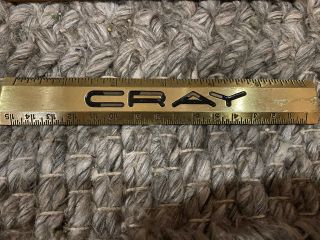Vintage Cray Research ruler and pen holder.  Collectible 2
