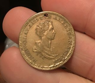 Gorgeous 1840 Henry Clay And The American System Campaign Hard Times Token