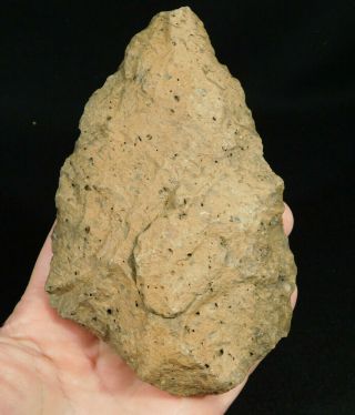 A Big One Million Year Old Early Stone Age Acheulean Handaxe Mauritania 489gr