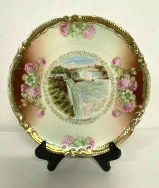 Vintage Niagara Falls Souvenir Plate Prospect Point Collectors Plate 8.  5 "