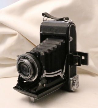 Vintage Zeiss Ikon Ikonta 521/2 Folding Camera W/tessar 105mm F3.  5 Lens