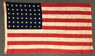 Vintage Wwii Era United States American 48 Star Flag Victory Bunting
