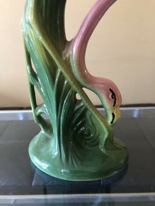 5 RARE MCM Large Vintage Ceramic Pink Flamingo Figurine USA 13” 2