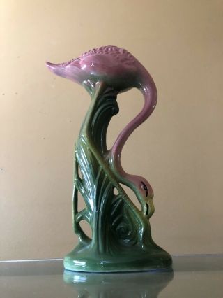5 RARE MCM Large Vintage Ceramic Pink Flamingo Figurine USA 13” 3
