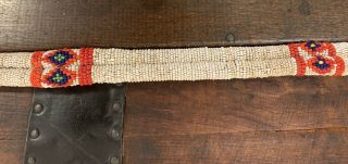 Antique/Vintage Native American Beaded Belt/Band/Collar/Rope? 2