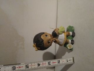 Vintage? African American Girl with Doll Figurine,  Unknown Maker 2