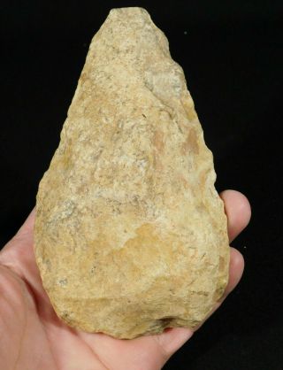 A Big One Million Year Old Early Stone Age Acheulean Handaxe Mauritania 548gr