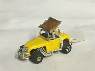 Vintage Aurora T - Jet Yellow Modified Roadster Slot Car
