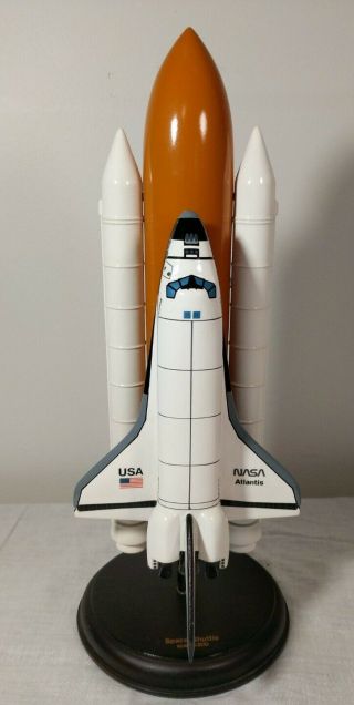 Rare Nasa Atlantis Space Shuttle Model Scale 1/200 Toys & Models Co