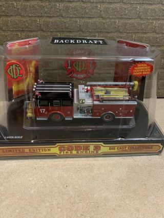 Code 3 Collectibles - Backdraft,  Chicago Fire Department Engine 17