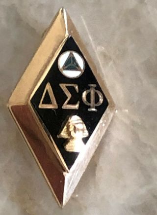 Delta Sigma Phi 10k Yellow Gold Fraternity Sorority Pin