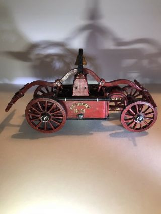 Vintage Model Of 1866 Antique Fire Engine