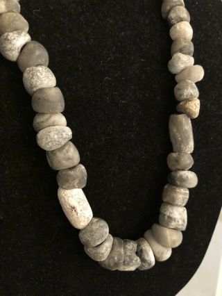 Pre - Columbian,  Mexico,  Mayan Stone Bead Necklace,  Over 60 Beads