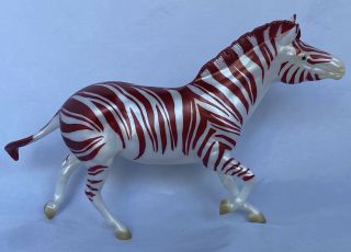 Breyer Christmas Candy Red Striped Zebra Special Run Below Cost