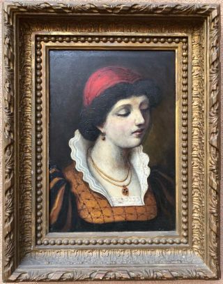 18th/early 19th Century Venetian Oil Painting On Board In Gorgeous Frame