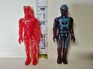 1982 Vintage Tomy Tron And Sark Action Figure Of Tron