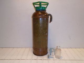 American Lafrance Domestic Fire Extinguisher Vintage 1 - 1/2 Gal.  Copper Shorty