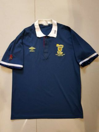 Vintage Scotland 1990 World Cup Italy Football Shirt Extra Large
