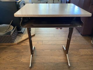 Vintage American Seating Student School Desk Adjustable 16 In To 31 In Pristine