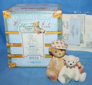 Cherished Teddies Bailey & Friend The Only Thing More Figurine 662011 1999