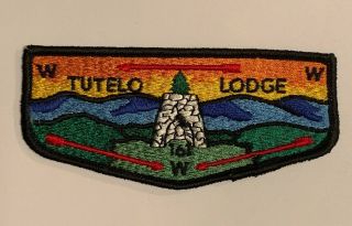 Order Of The Arrow Tutelo Lodge 161 S1 Rare First Flap