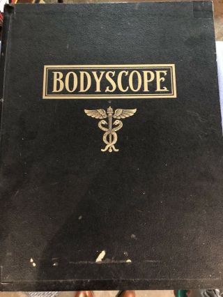 Vintage Volvelle Anatomy Chart 1948 Male & Female Bodyscope By Ralph H.  Segal