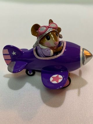 Wee Forest Folk Special Color Purple Expo Pedal Plane