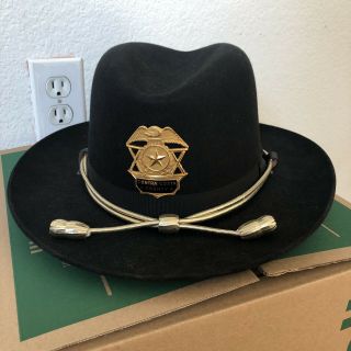 Contra Costa County California Sheriff Hat (stratton) & Badge
