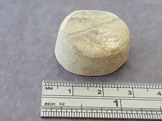 very rare indeed Viking stone gaming piece.  L160z 2